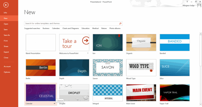 new presentations and presentation templates | tutorial | webucator new presentations and presentation templates | tutorial | webucator, Presentation templates