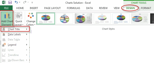 Chart Title Option