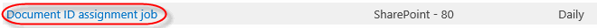 Configuring Document ID