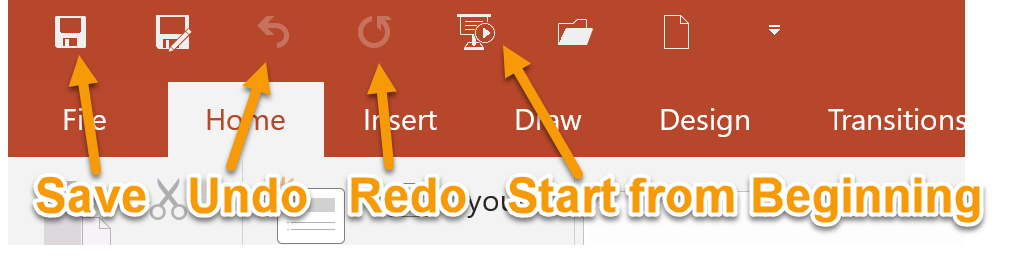 Quick Access Toolbar